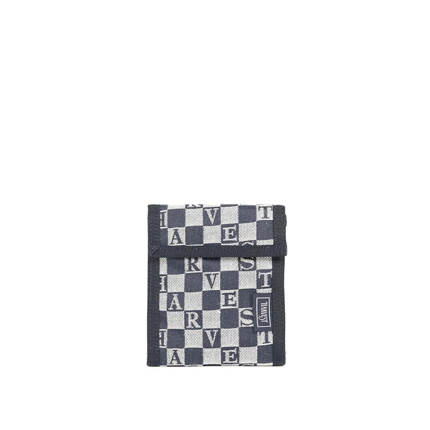 Harvest Label Parogram HJ-1218 pung trefoldet blå jacquard
