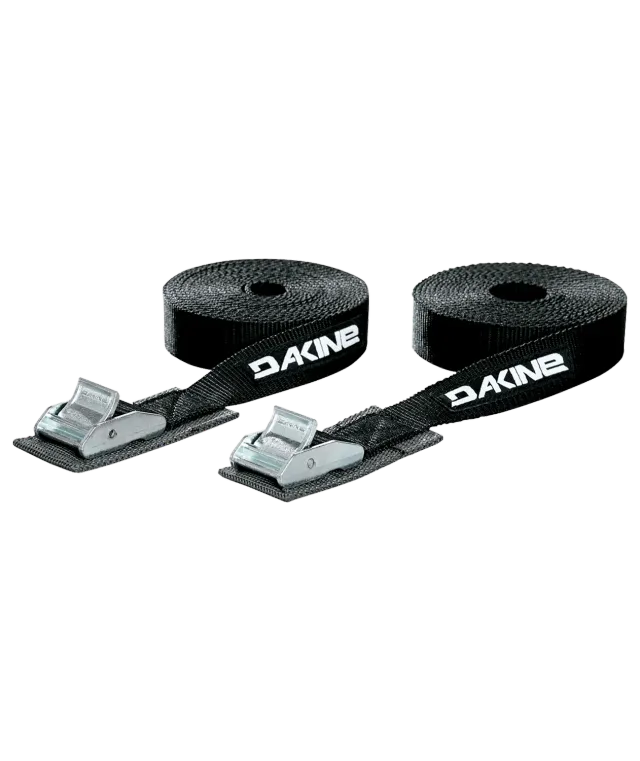 Dakine Tie Down Straps tagremme sort 2-pak