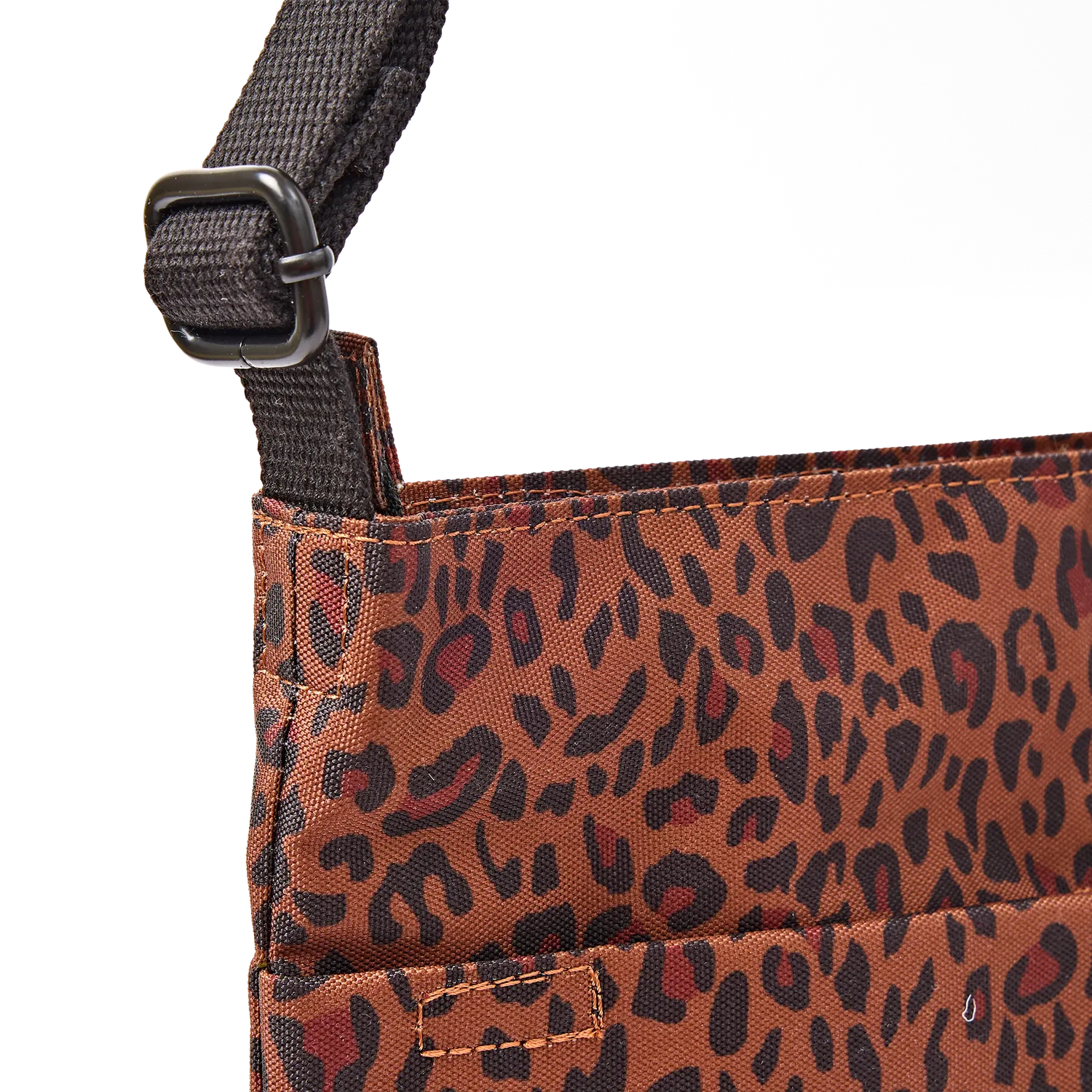 Roka London Kennington Crossbody skuldertaske Corn Mini Leopard Medium