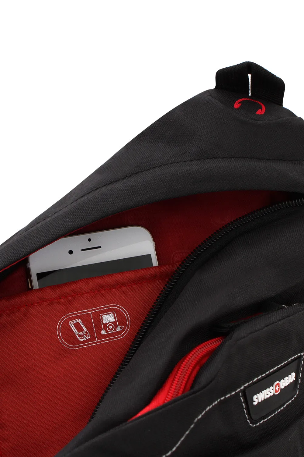 Swissgear 2321 Sling Bag skuldertaske Sort 3 rum