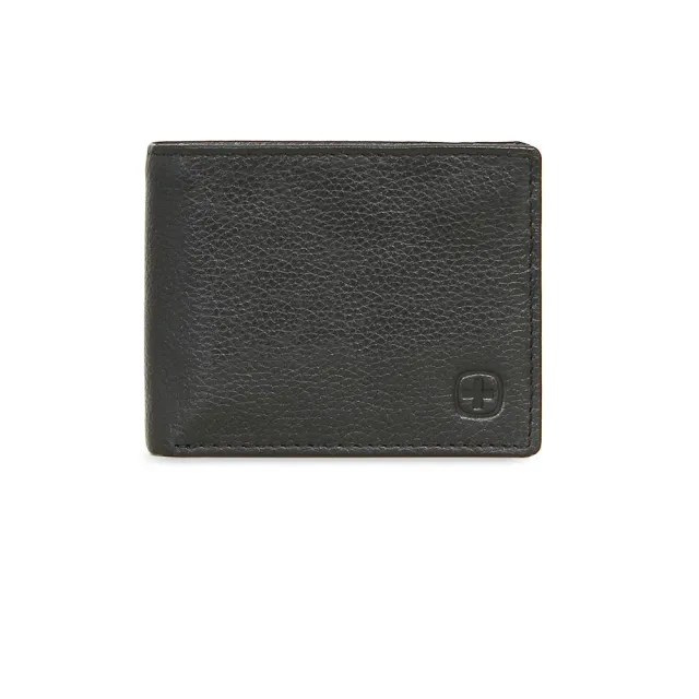 Swissgear Moutier bifold pung sort læder