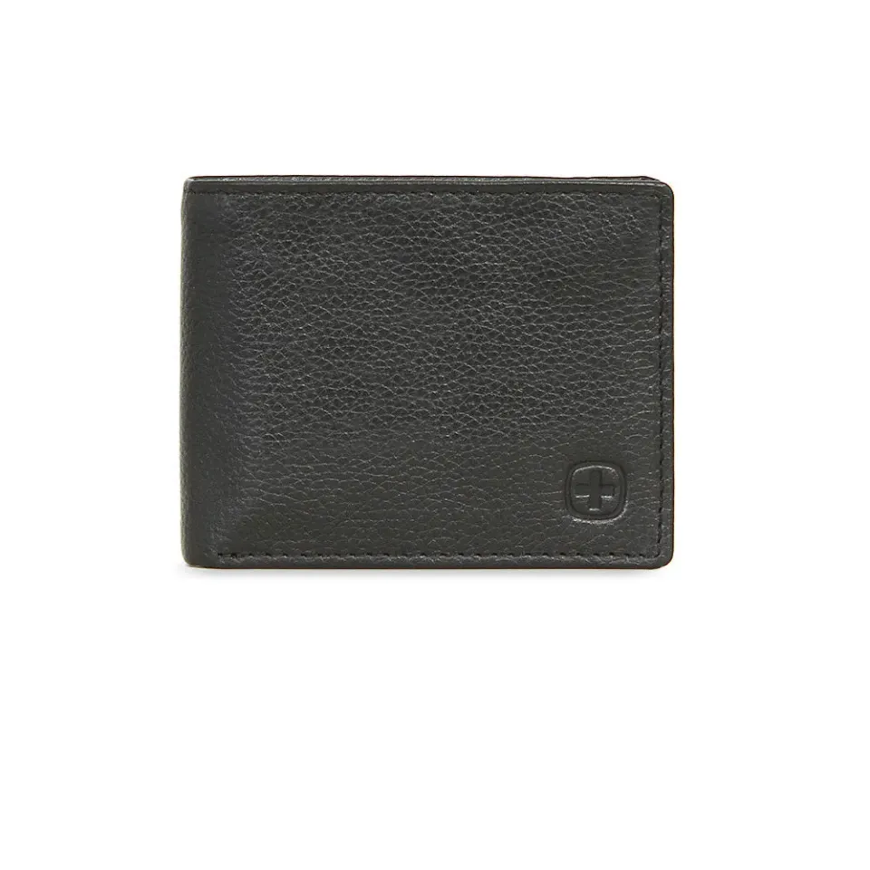 Swissgear Moutier bifold pung sort læder