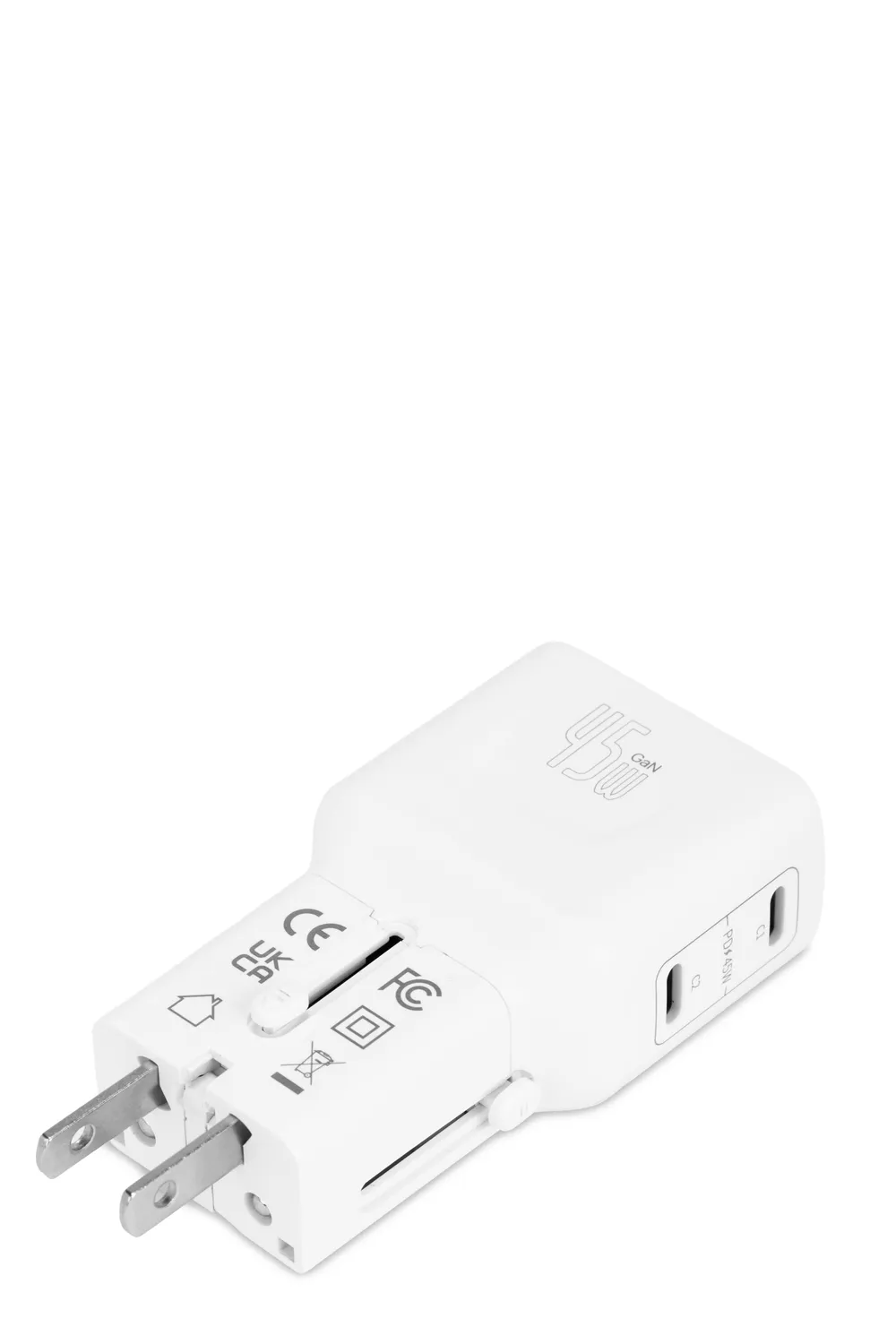 Swissgear Worldwide Fast Charger oplader hvid GaN