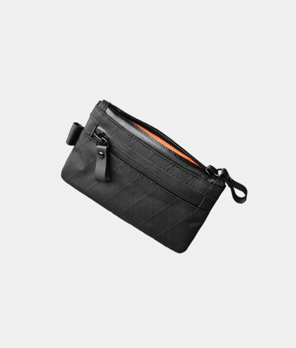 Alpaka Zip Pouch lynlåspung sort X-Pac VX21 kort