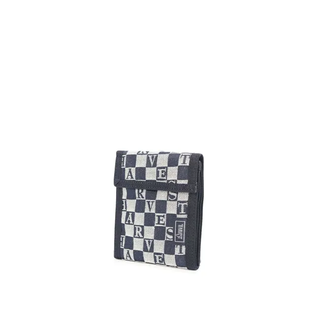 Harvest Label Parogram HJ-1218 pung trefoldet blå jacquard