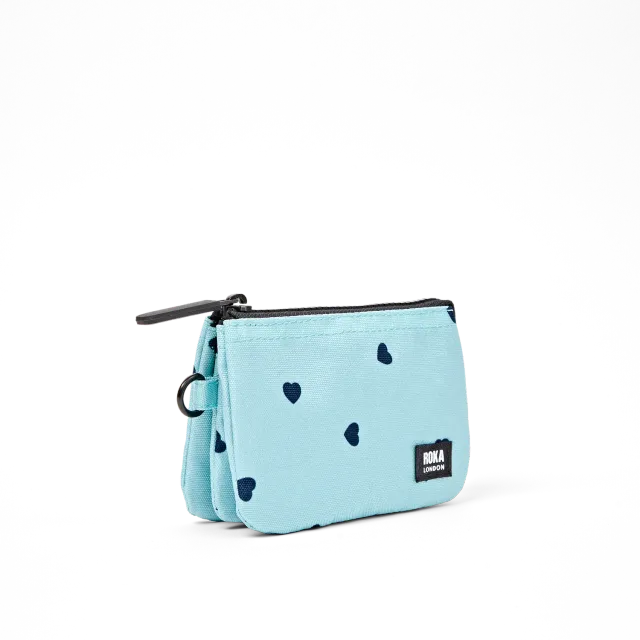 Roka London Carnaby Small pung heart print 0,2 liter