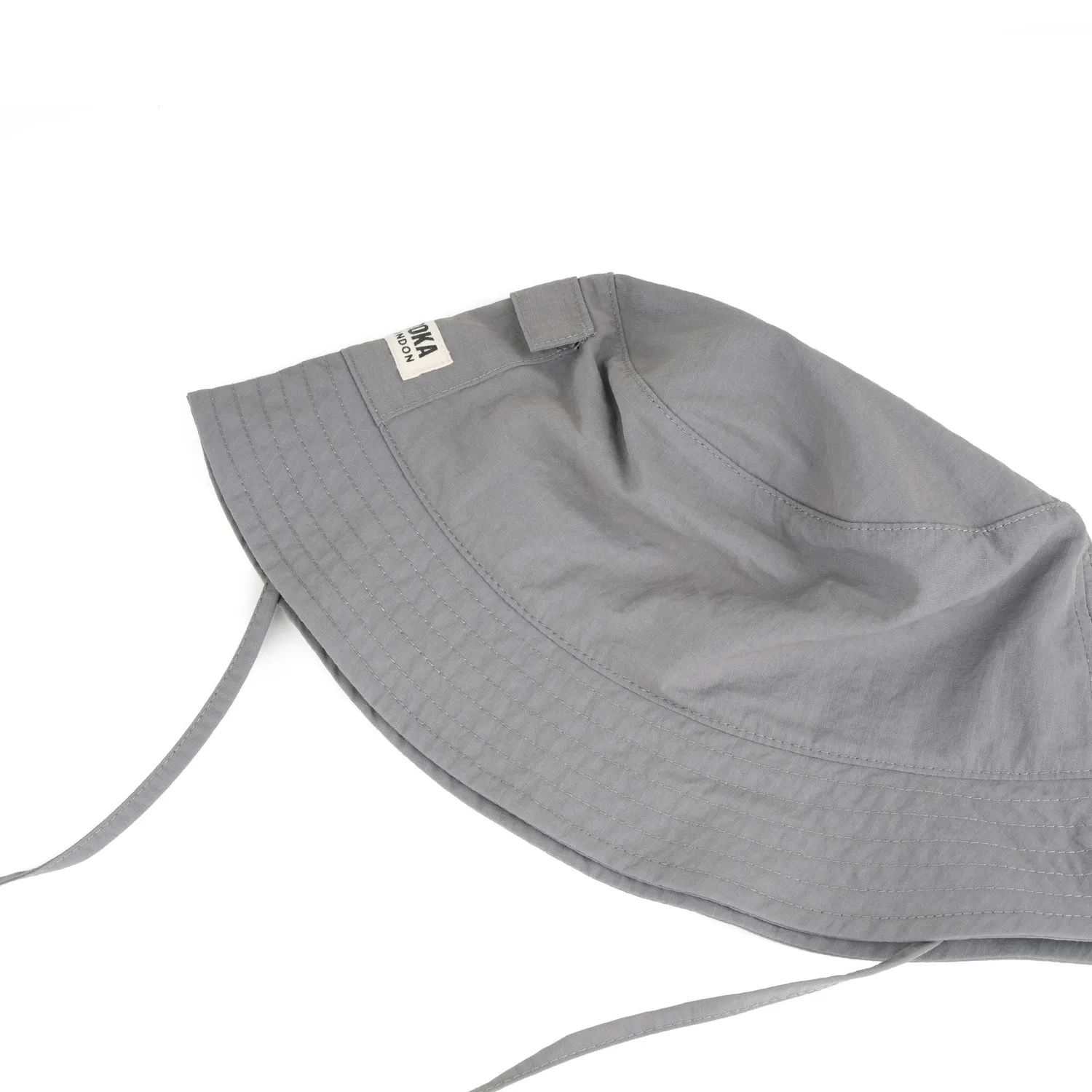 Roka London Bedford Bucket Hat bøllehat Graphite vandtæt