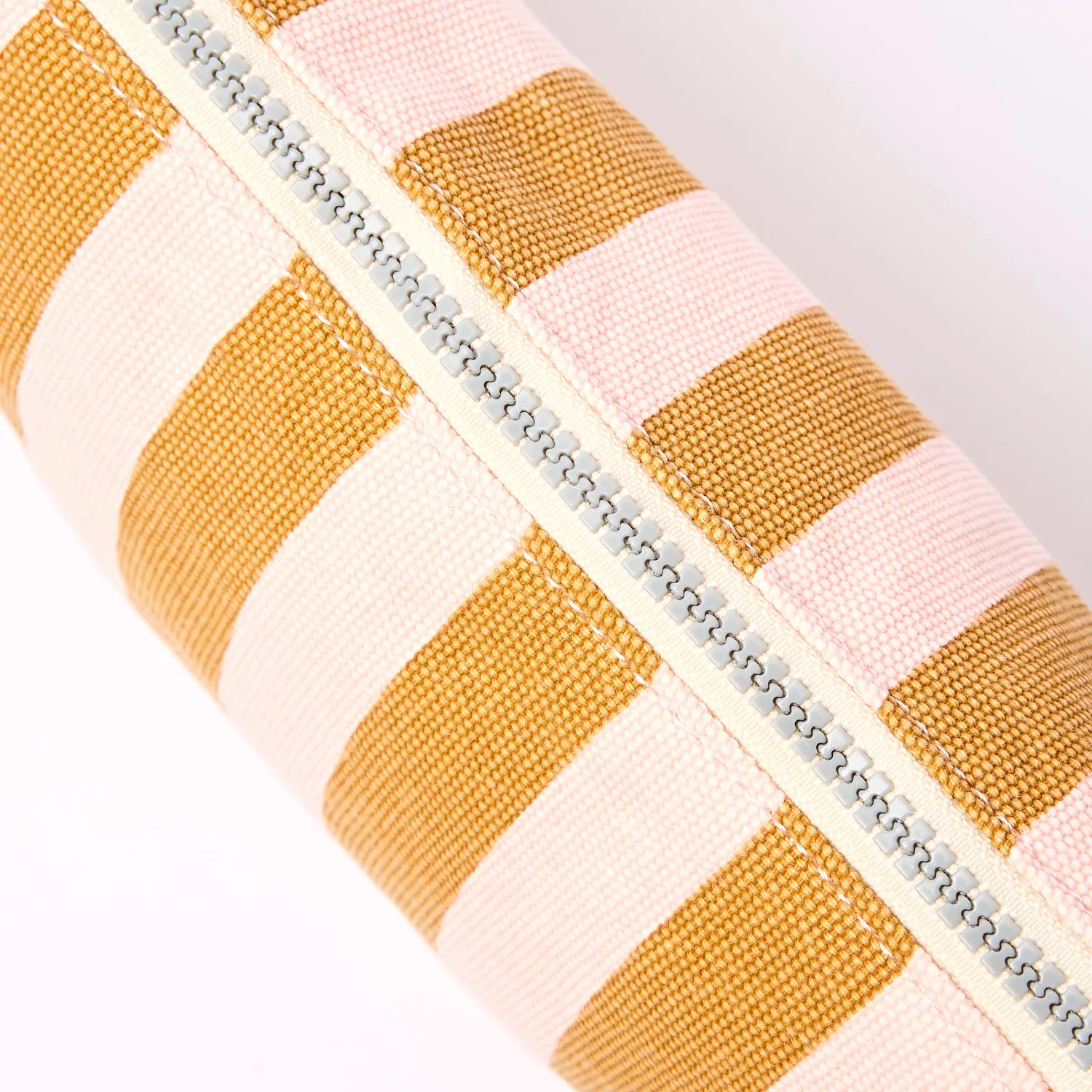 Roka London Maida Vale pouch Rose Gold Stripe bomuld