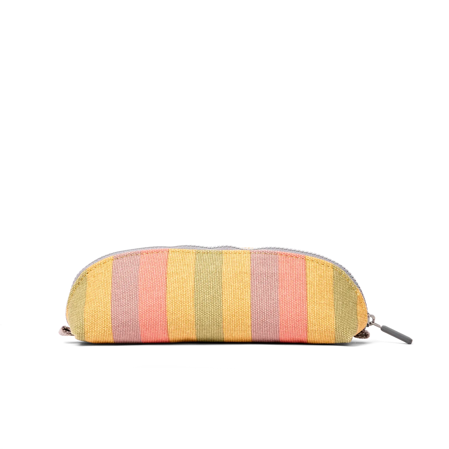 Roka London Tate pouch Faded Multi Stripe bomuld