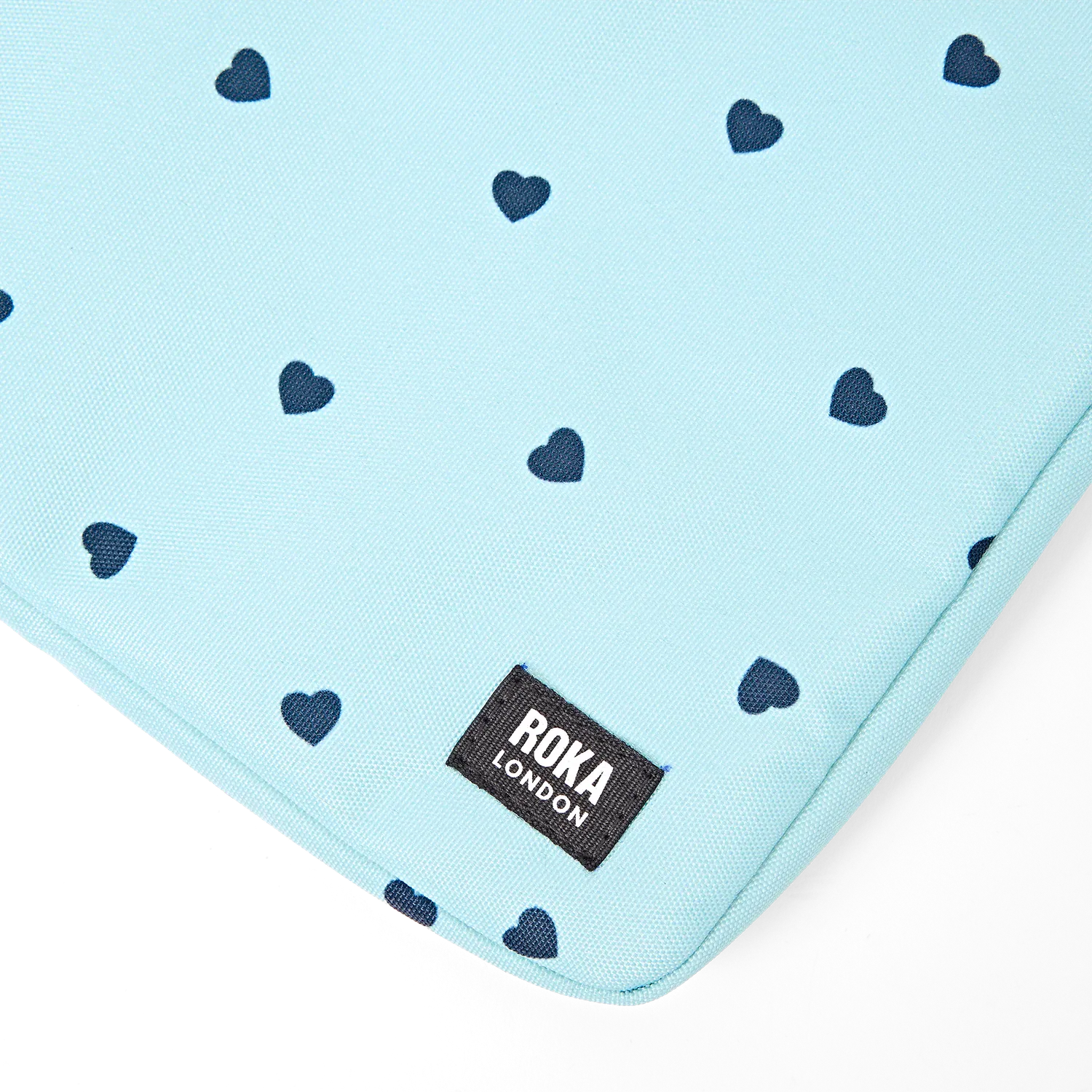 Roka London Brick Lane laptop sleeve Heart Print 14" 