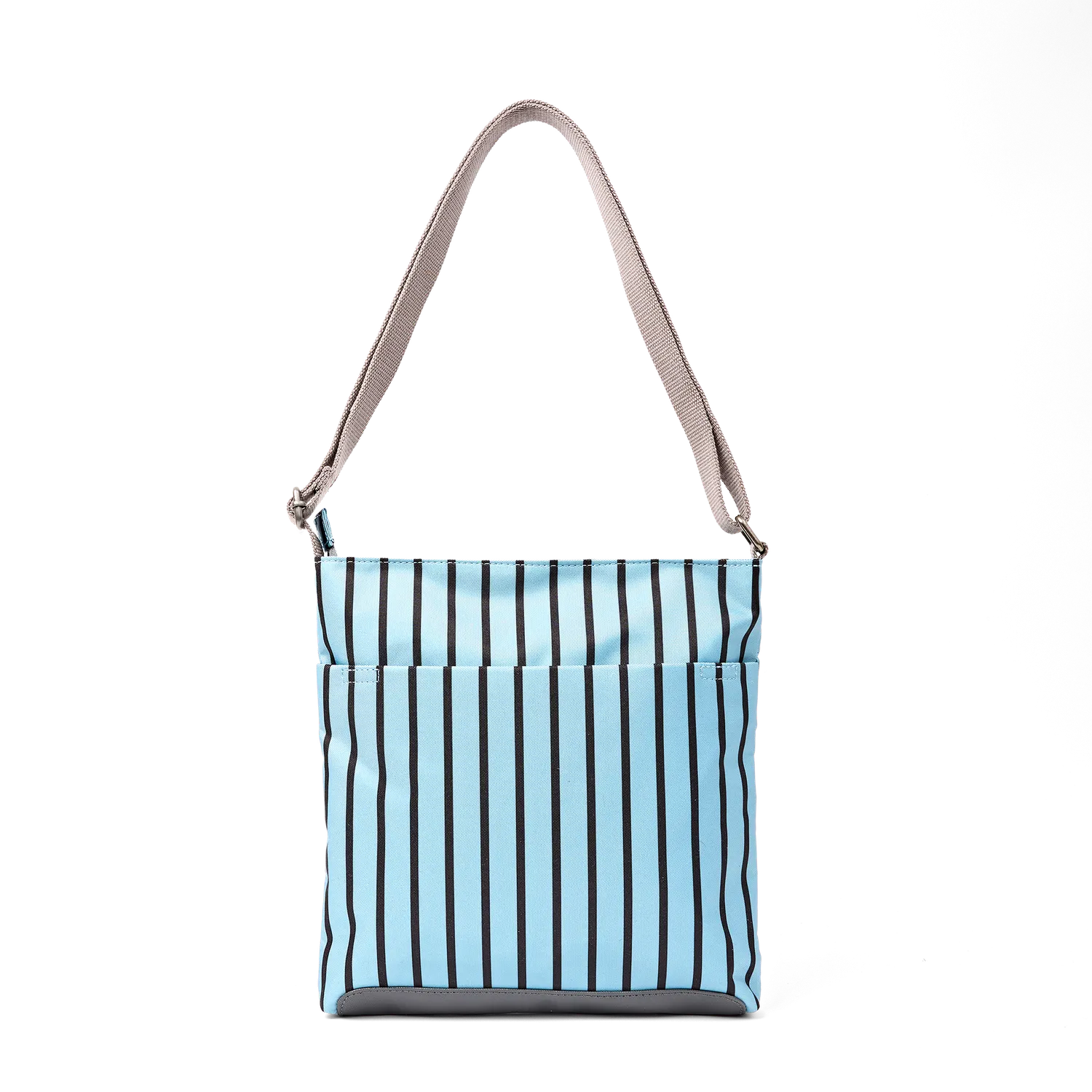 Roka London Kennington crossbody taske Blue Stripe Medium