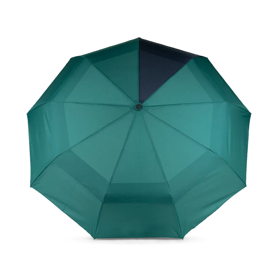 Roka London Waterloo Medium paraply Teal/Midnight vindtæt
