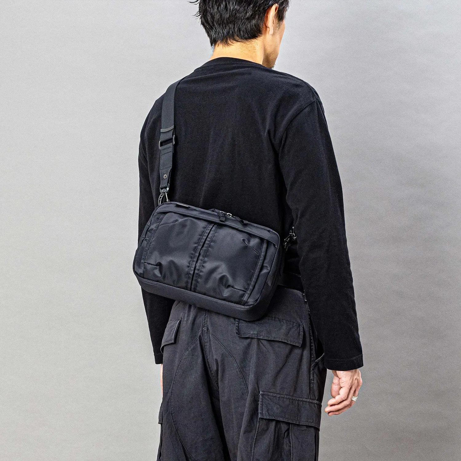 Harvest Label Urban Cargo skuldertaske sort vandtæt
