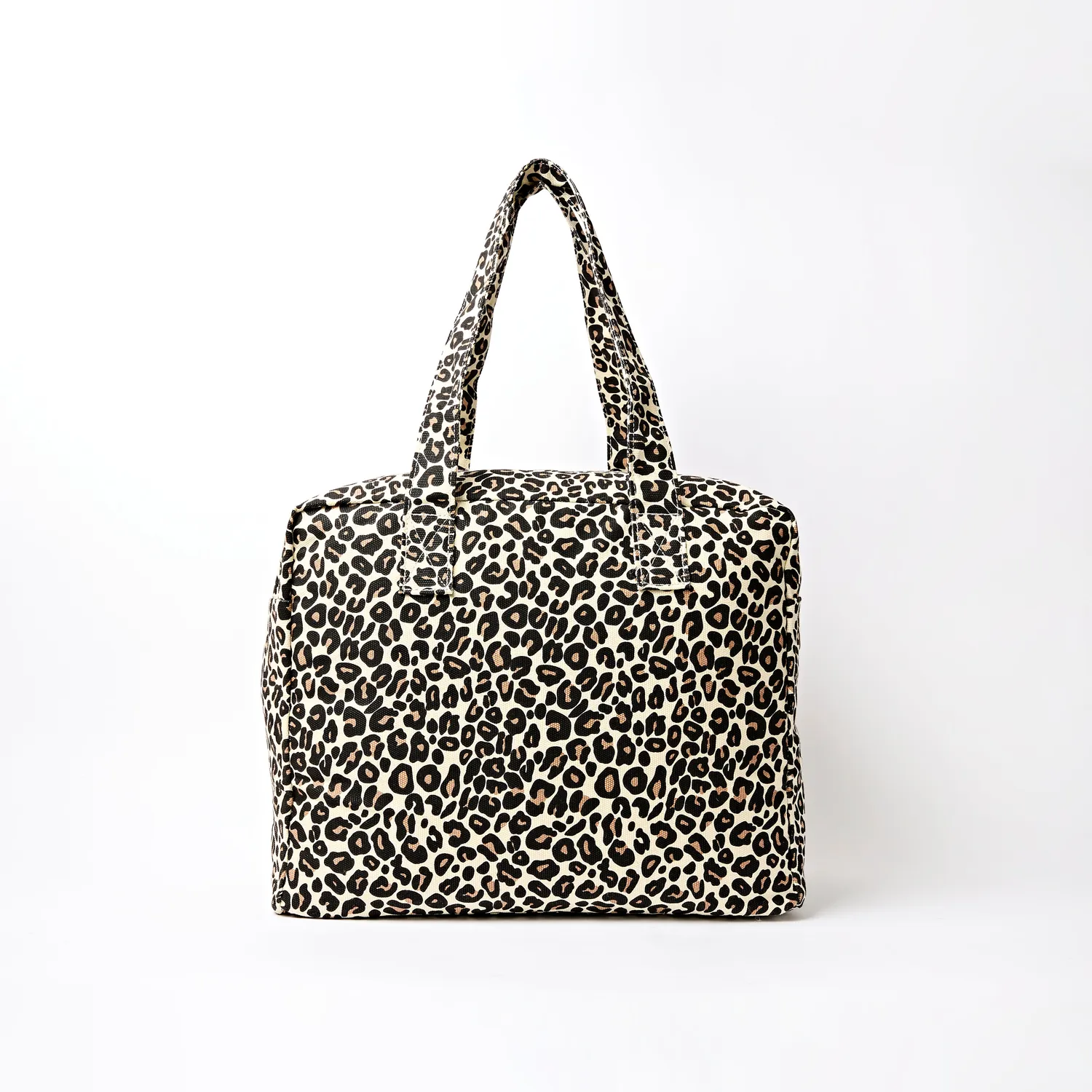 Roka London Sloane skuldertaske Medium savannah leopard laptoprum