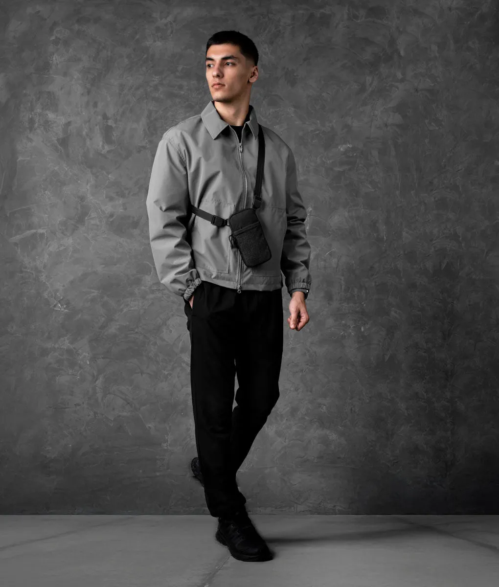 Alpaka Modular Shoulder Pocket Slim bæltetaske sort