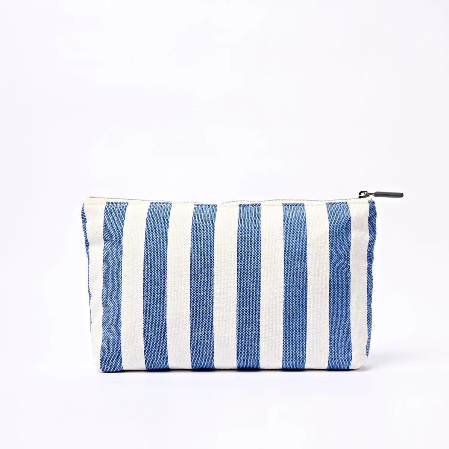Roka London Maida Vale pouch Denim Stripe Small