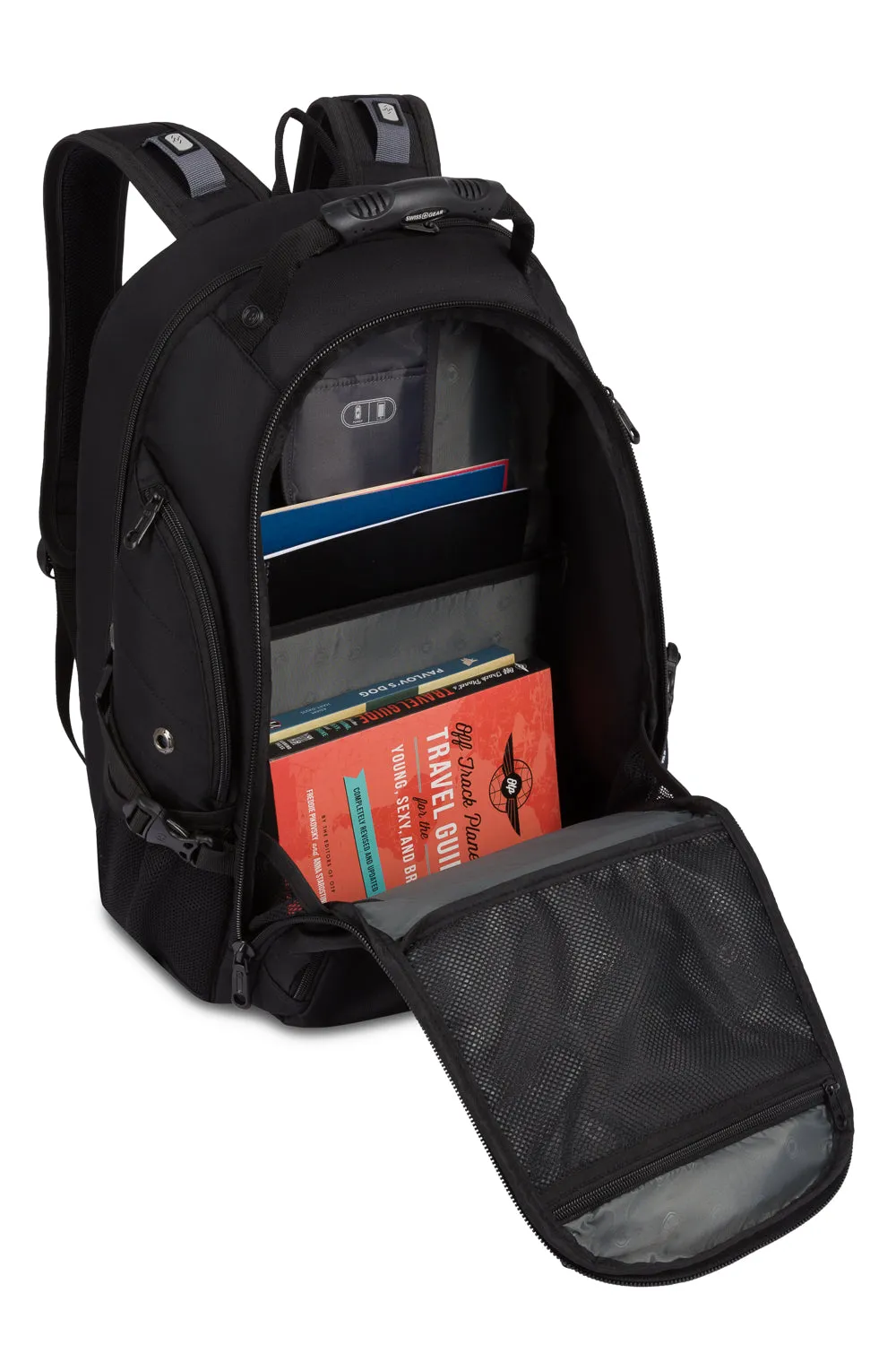 SwissGear 1900 Embroid ScanSmart rygsæk sort 17" laptop
