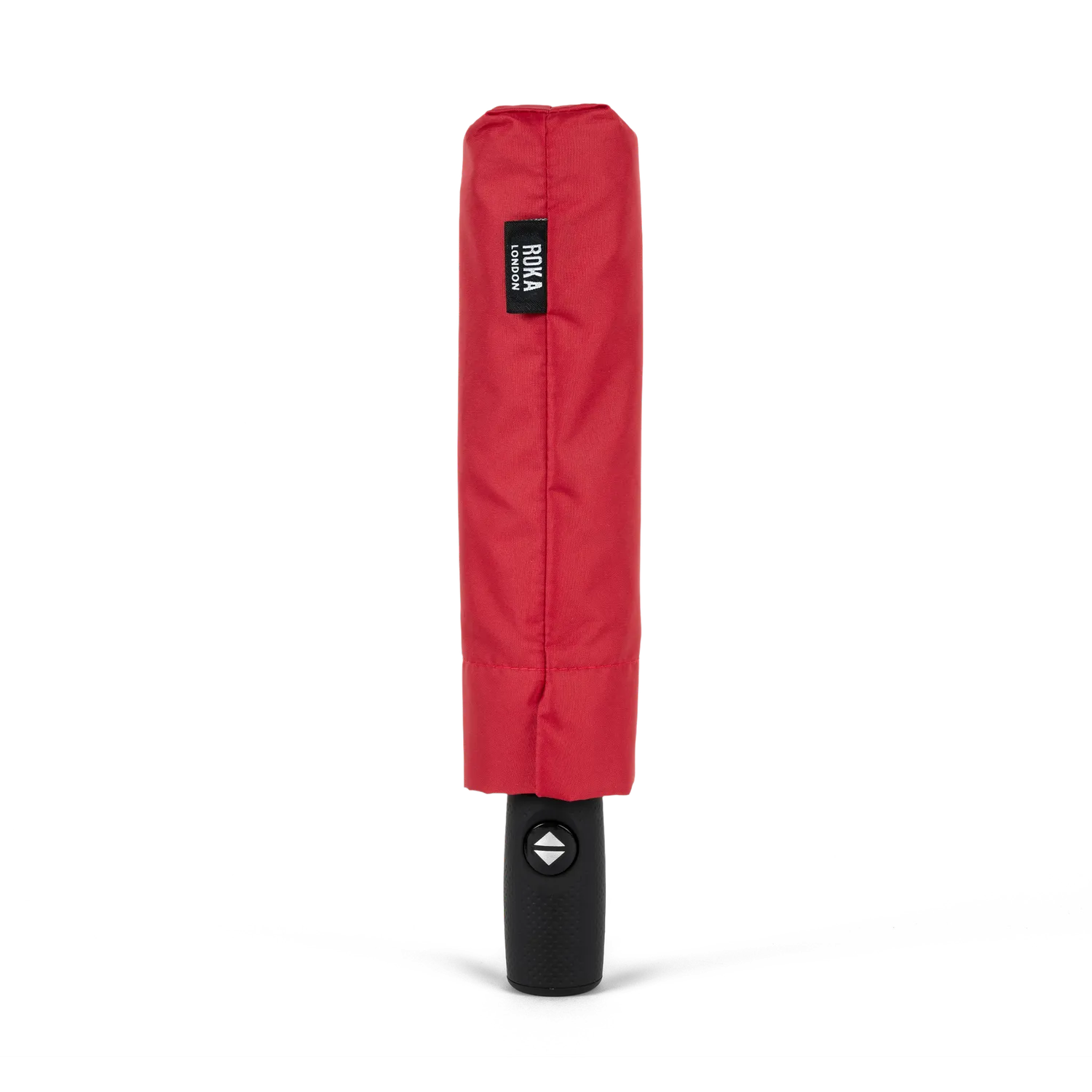 Roka London Waterloo paraply Cranberry stormsikker