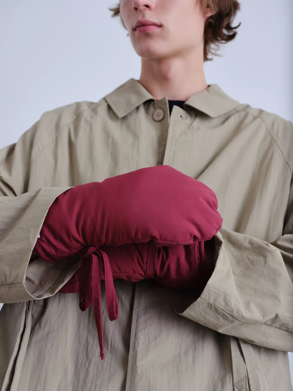 Ölend Padded Gloves luffer kirsebærrød