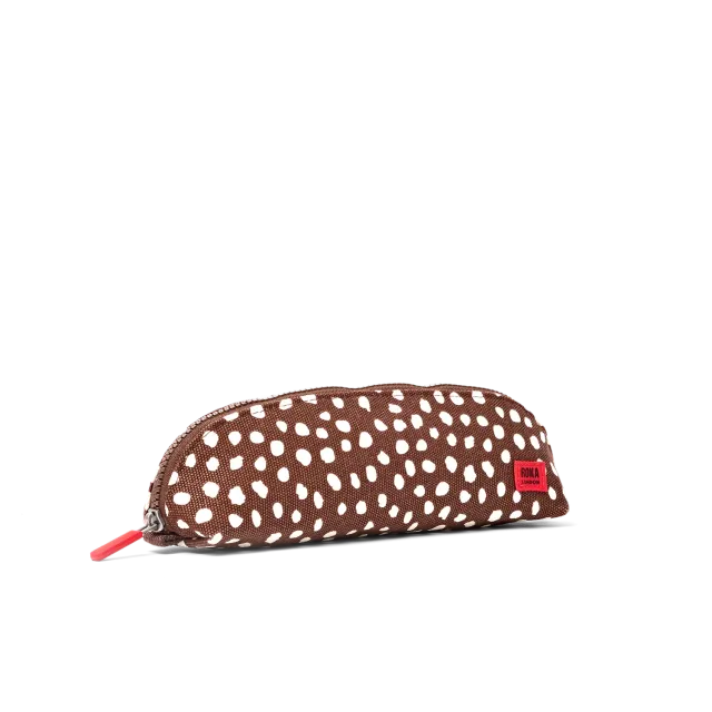 Roka London Tate pung Small brown spot bomuld