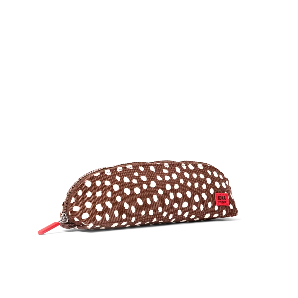 Roka London Tate pung Small brown spot bomuld