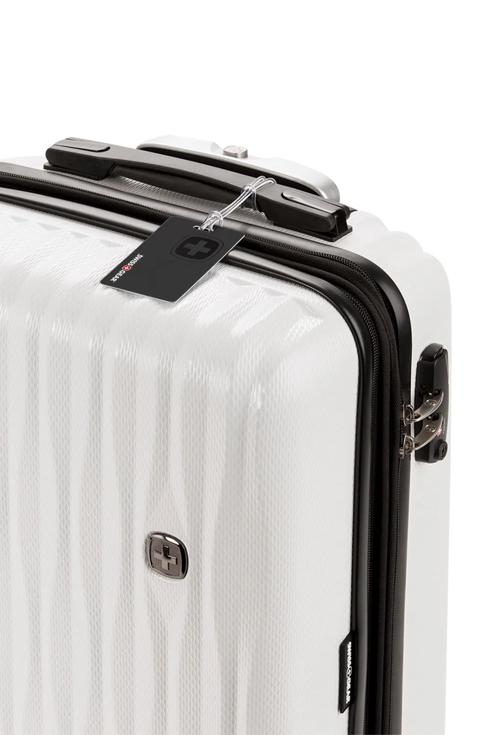 SWISSGEAR kuffertmærke personligt Black/White 2-pak