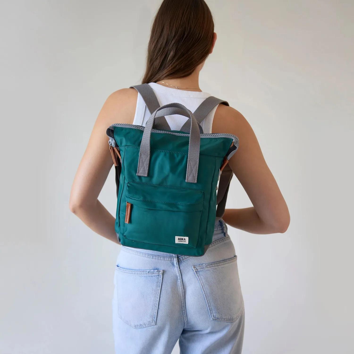 Roka London Bantry rygsæk Teal Medium 14,4 liter