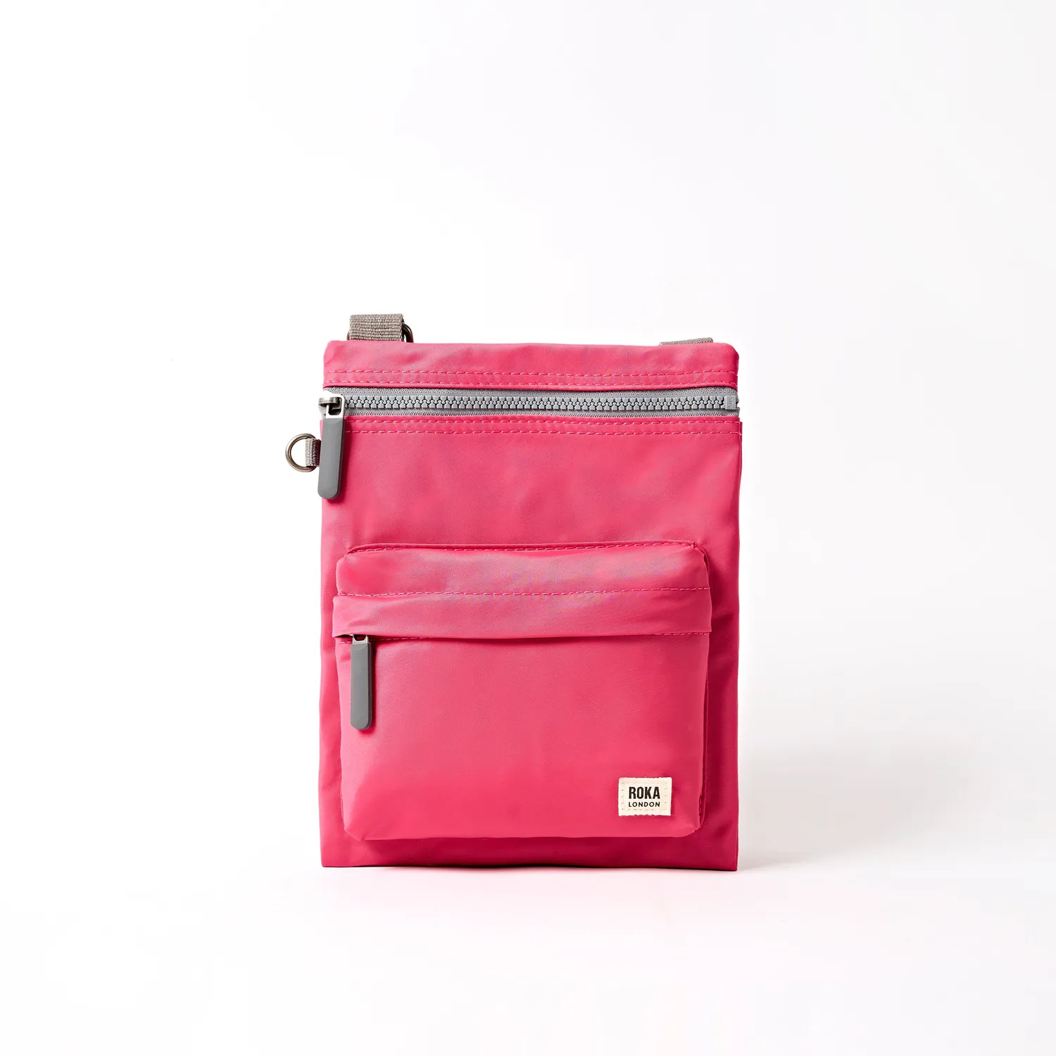 Roka London Chelsea B crossbody taske granita red medium