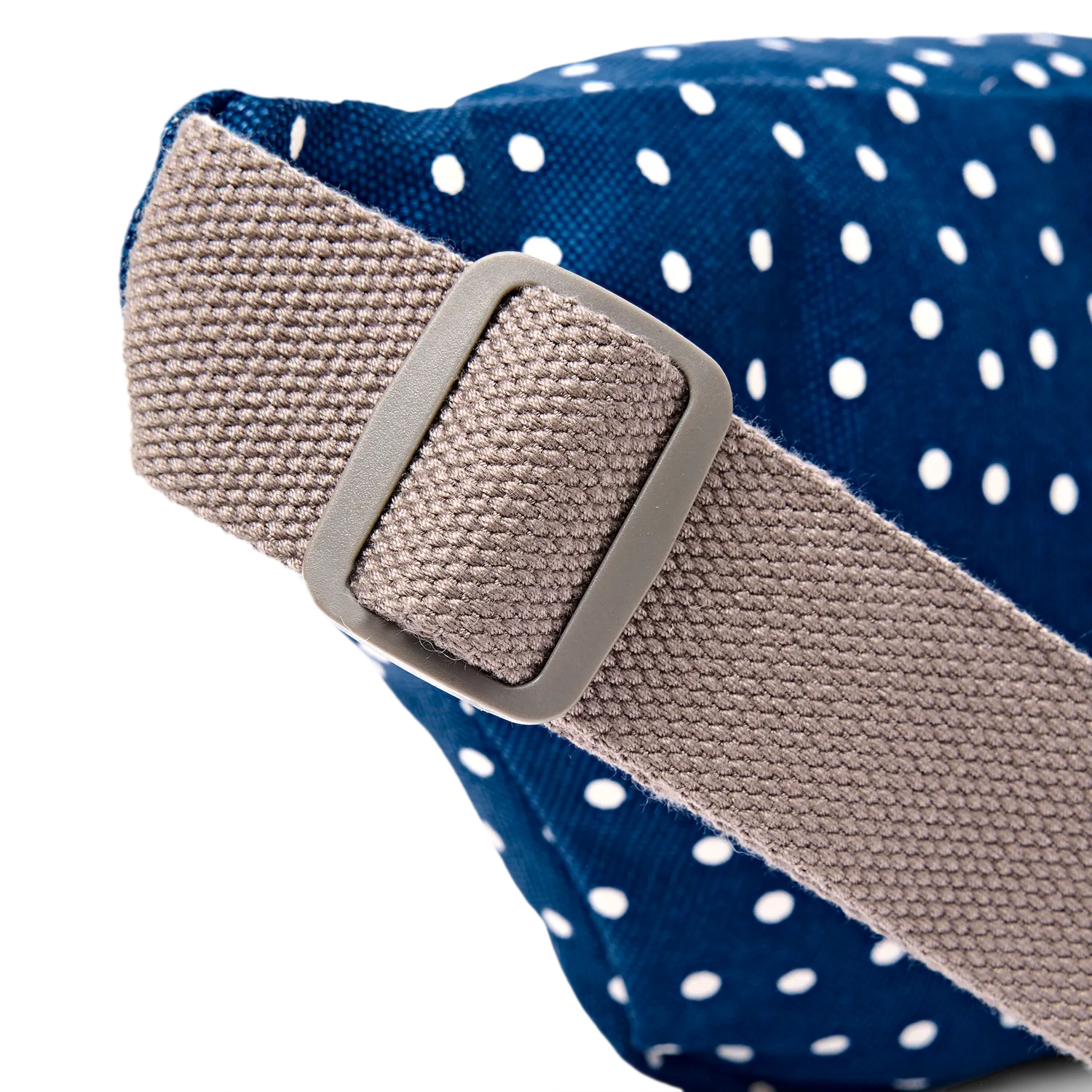 Roka London Mill Hill Small bæltetaske navy polka 3,7 liter