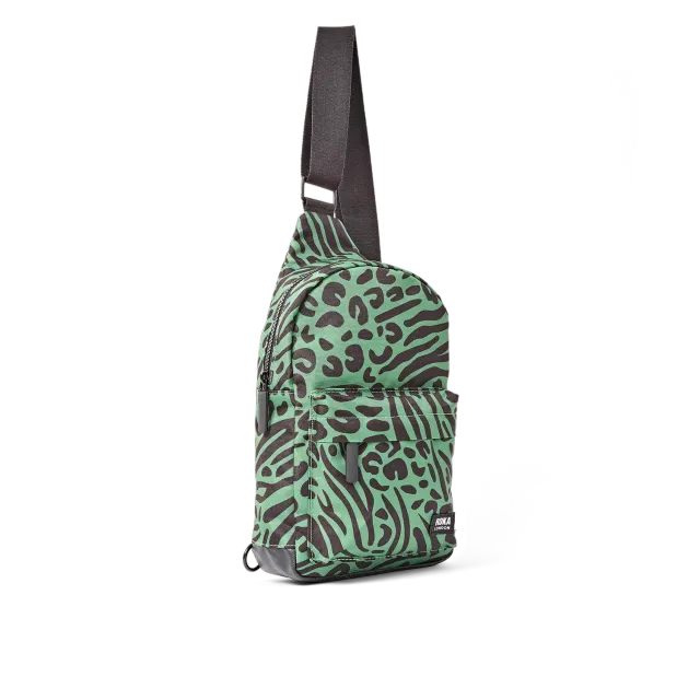 Roka London Willesden sling taske large mixed animal artichoke