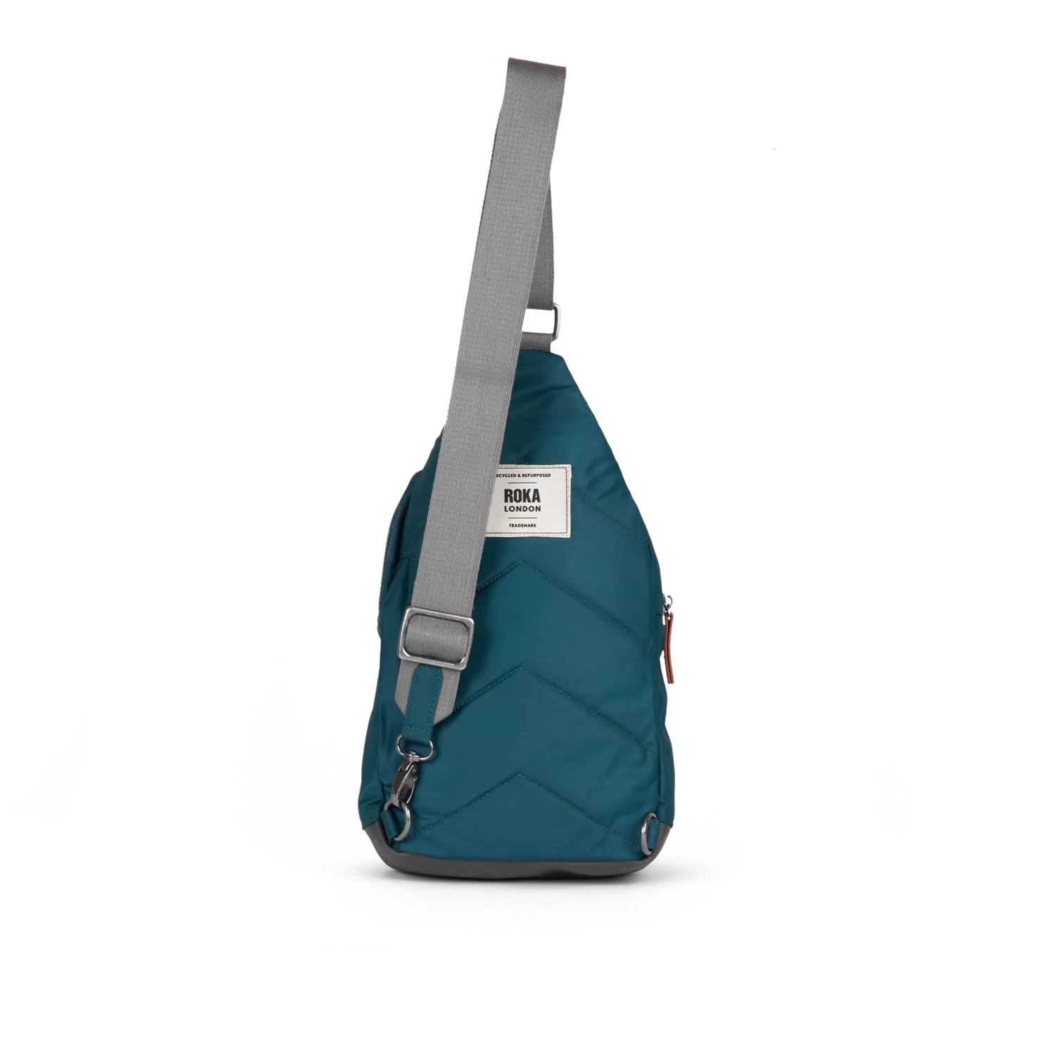 Roka London Willesden sling taske Large Teal 5 liter