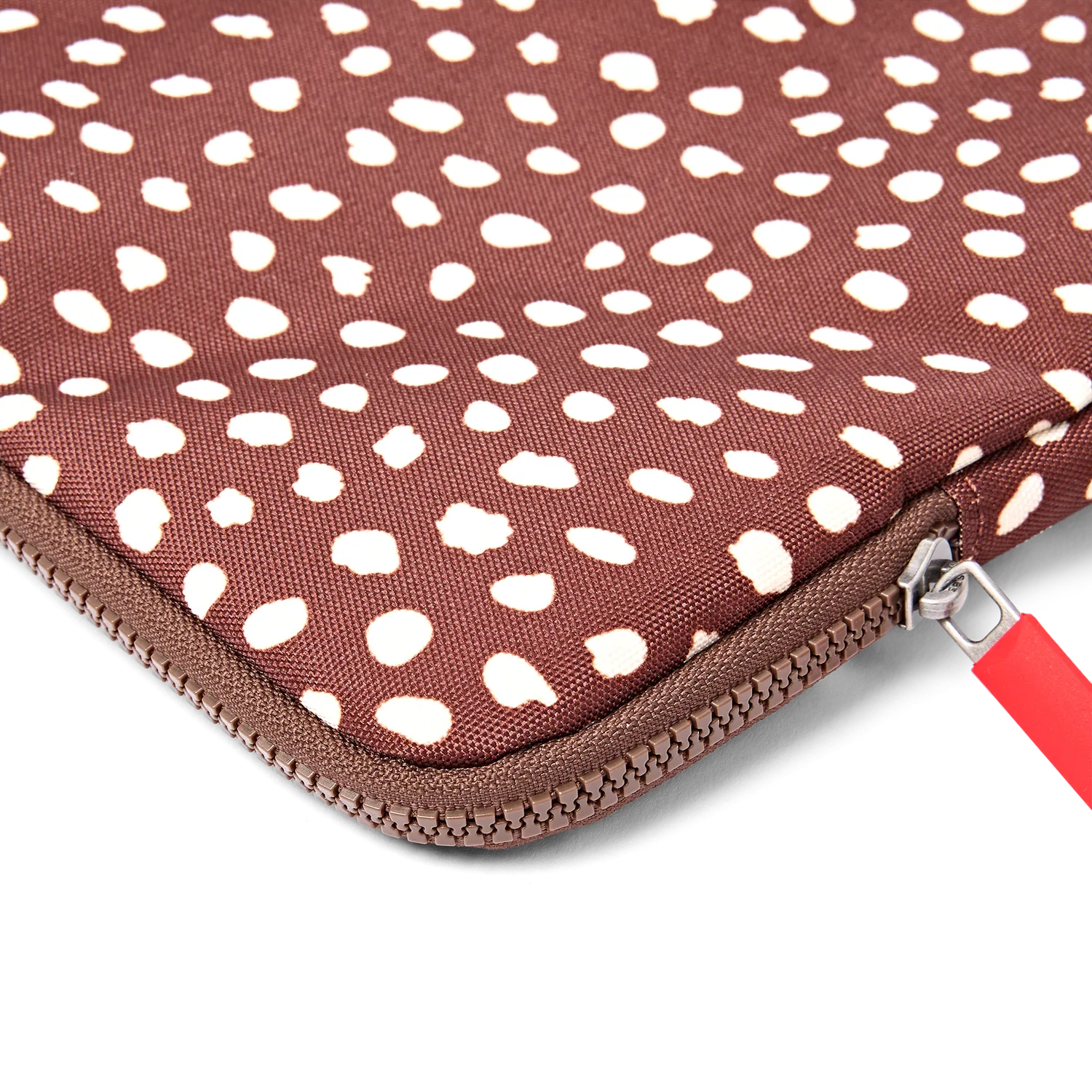 Roka London Brick Lane laptop sleeve 14" brown dot 2,2L
