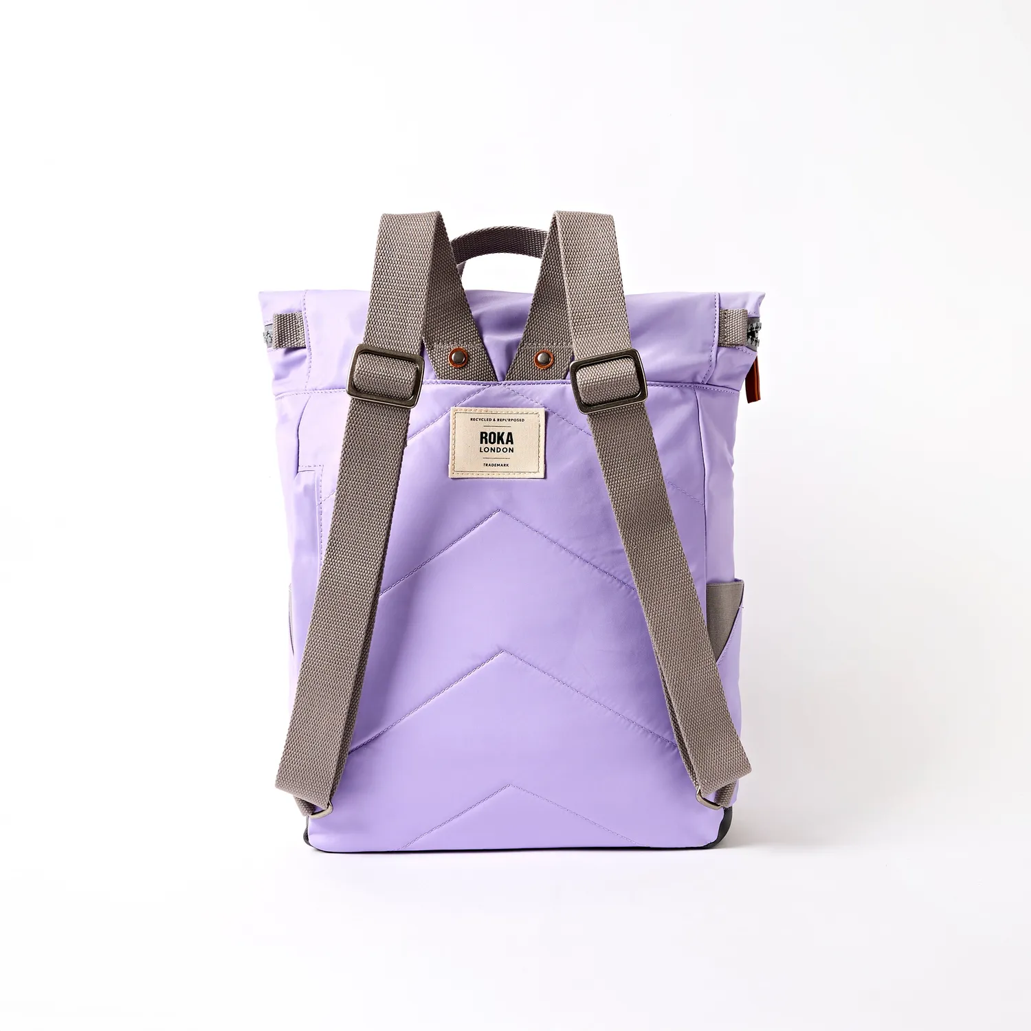 Roka London Canfield rygsæk thistle bloom roll-top