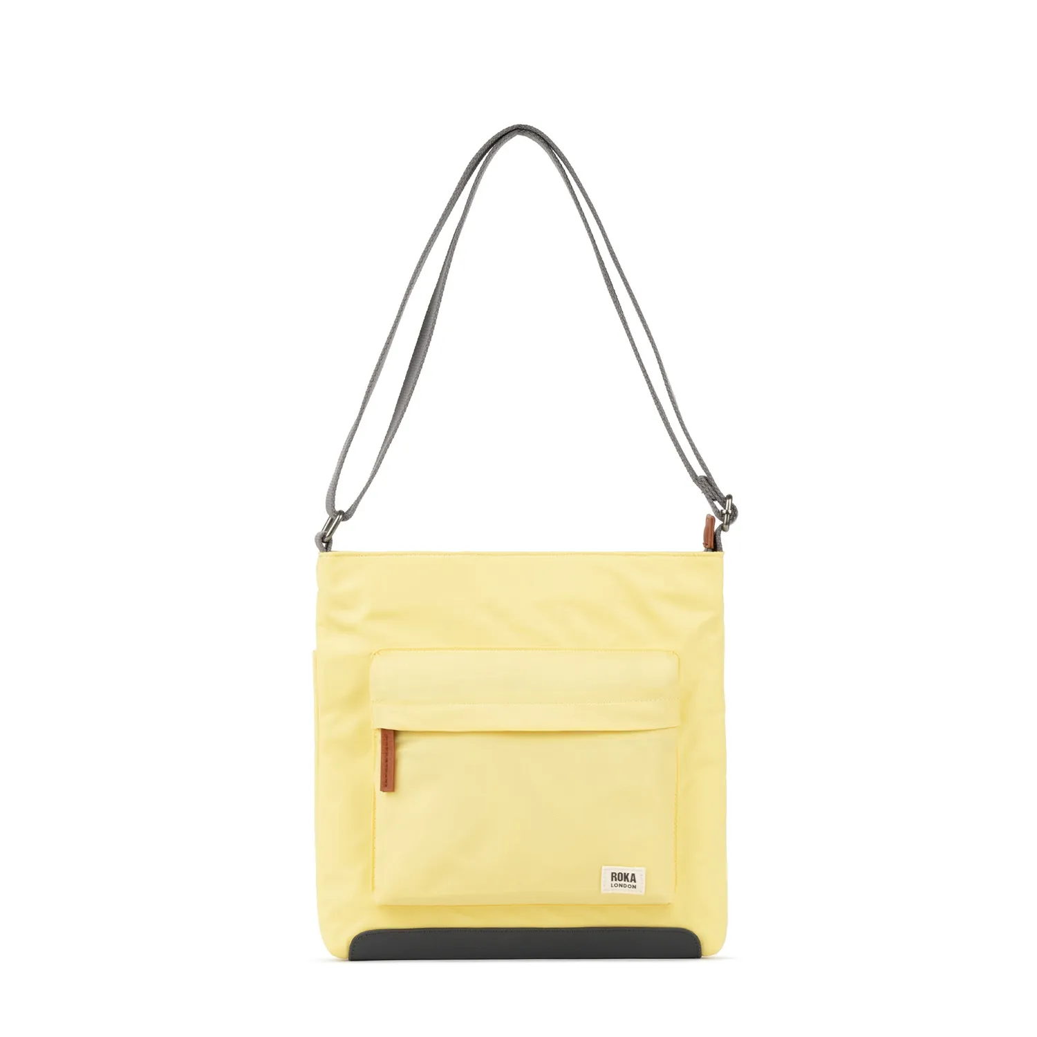 Roka London Kennington crossbody taske citron medium
