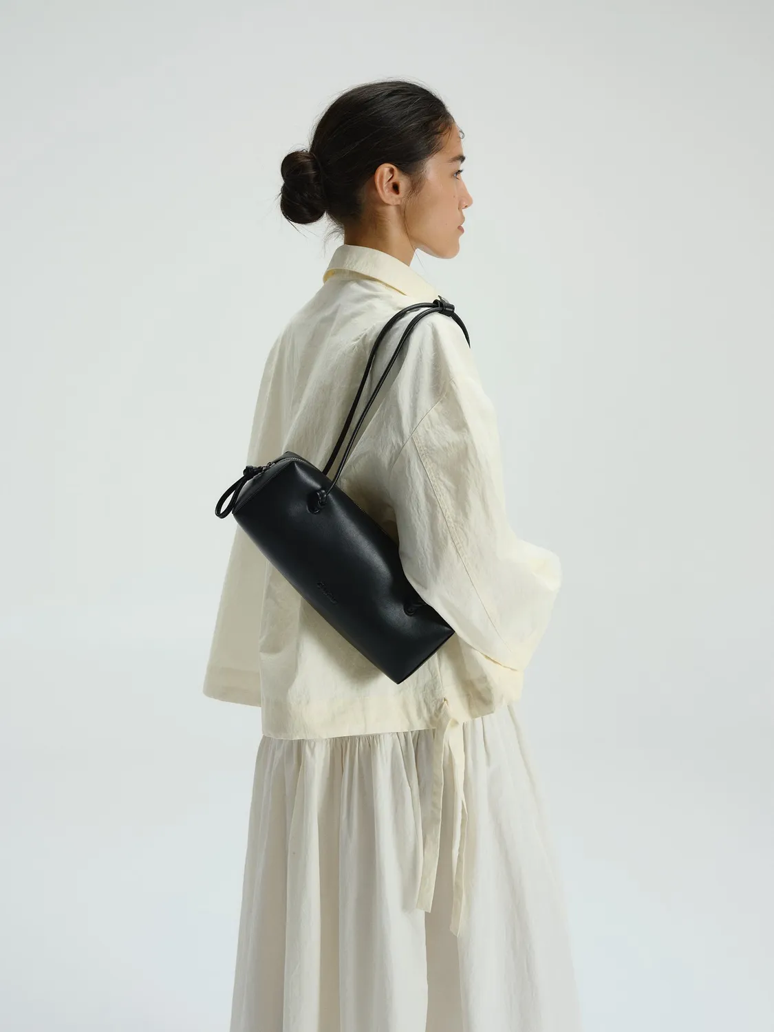 Ölend Mini Brick Bag skuldertaske Black vegansk læder