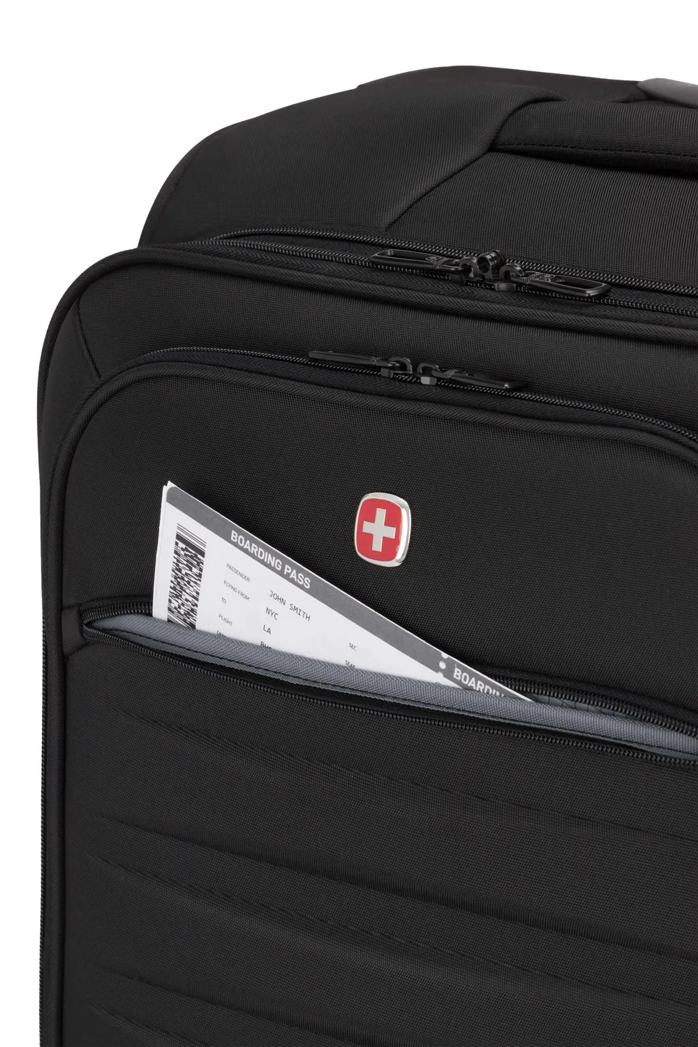Swissgear 8260 mellemstor kuffert sort udvidbar