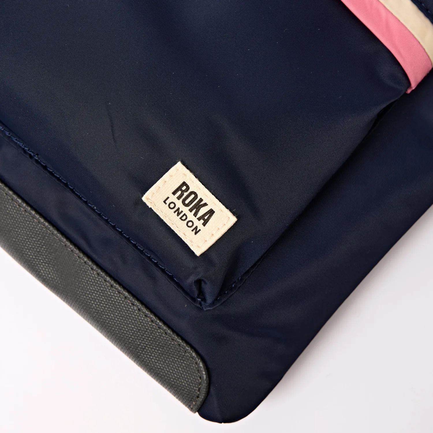 Roka London Kennington crossbody M midnight stripe