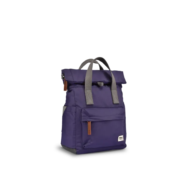 Roka London Canfield Roll Top rygsæk Mulberry Medium vejrbestandig