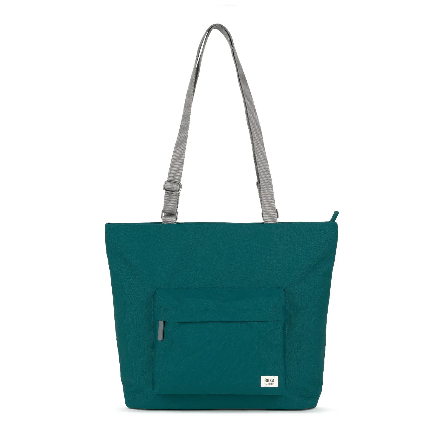 Roka London Trafalgar tote Teal medium 19,5 liter