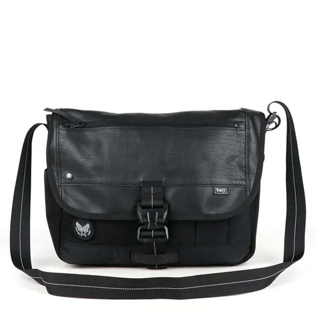 Harvest Label Custom HC-0105 skuldertaske sort nylon