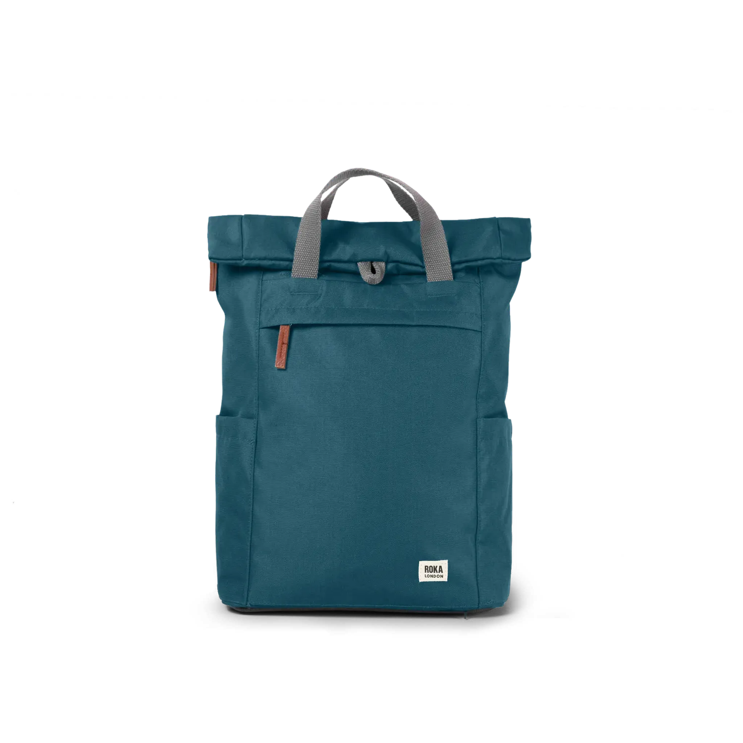 Roka London Finchley Teal rygsæk medium vandafvisende