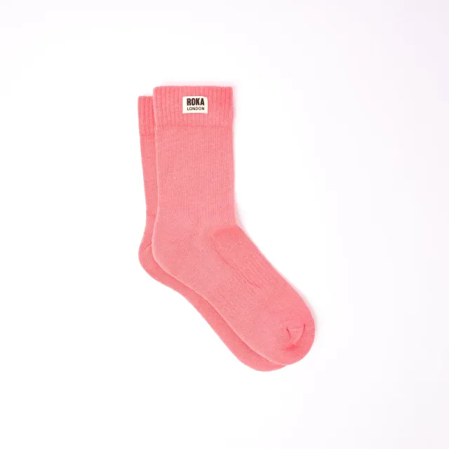 Roka London Wimbledon Crew sokker coral