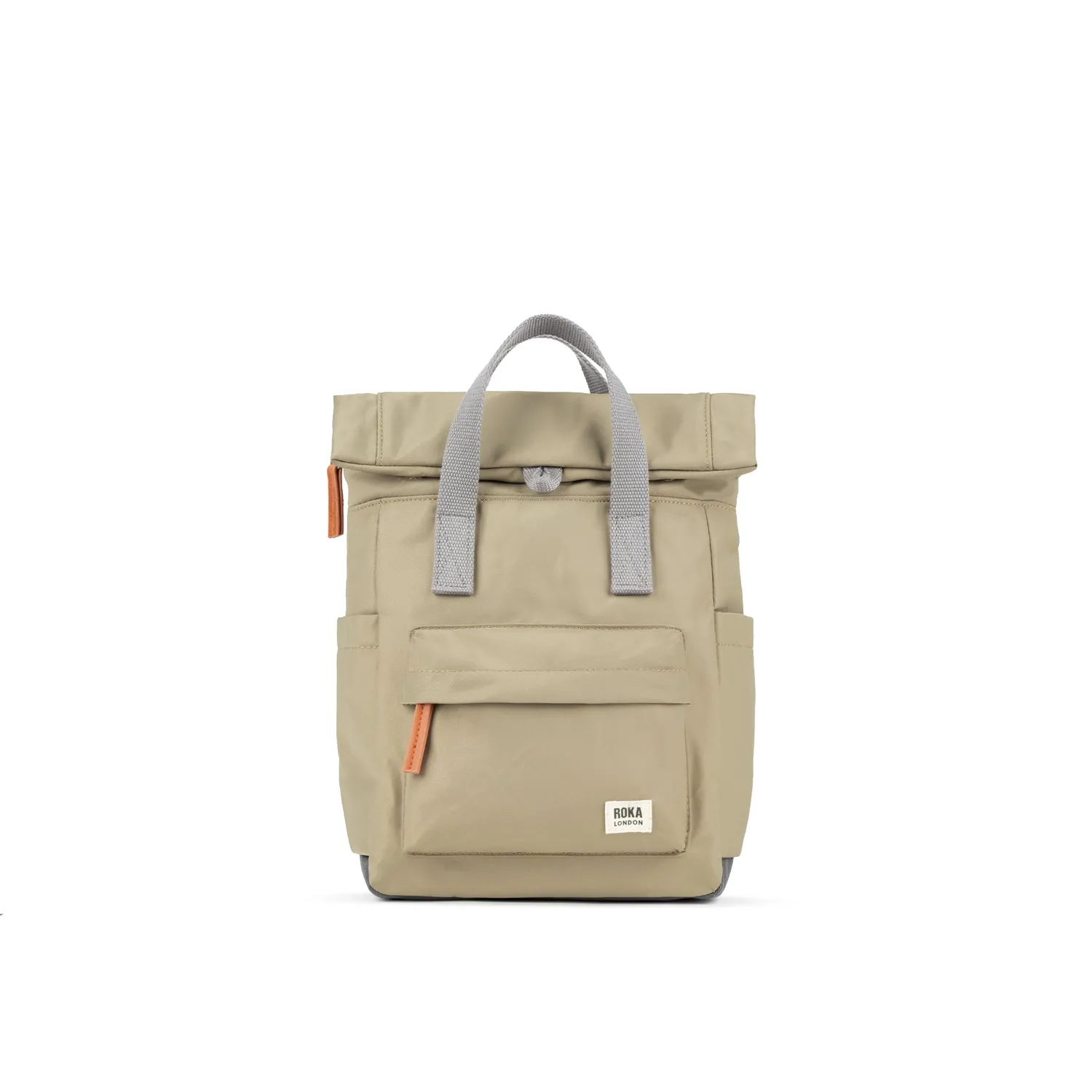 Roka London Canfield Roll Top rygsæk Taupe Small 9,8 liter