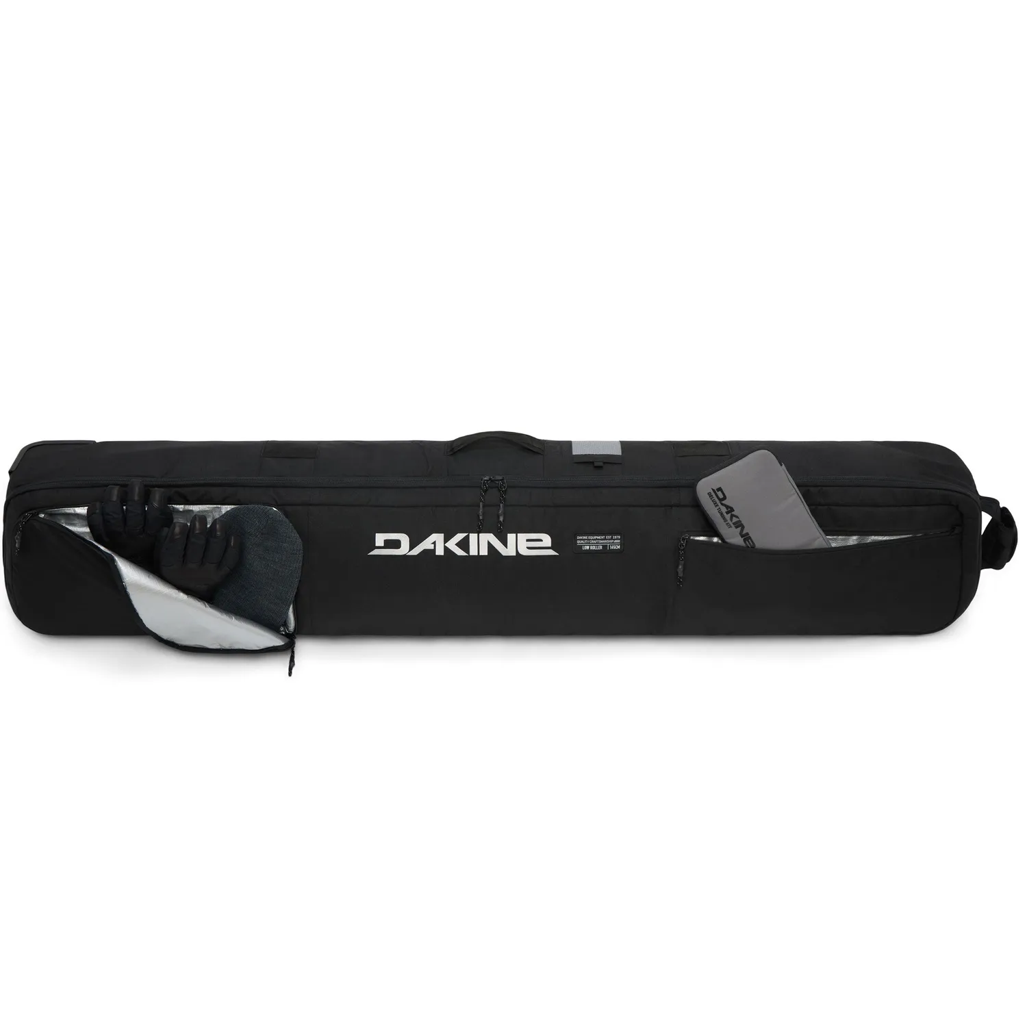 Dakine Low Roller snowboardtaske Black Coated hjul 2 boards