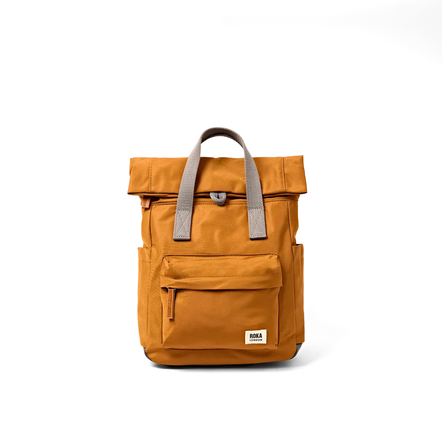 Roka London Canfield roll top rygsæk Biscuit vandafvisende