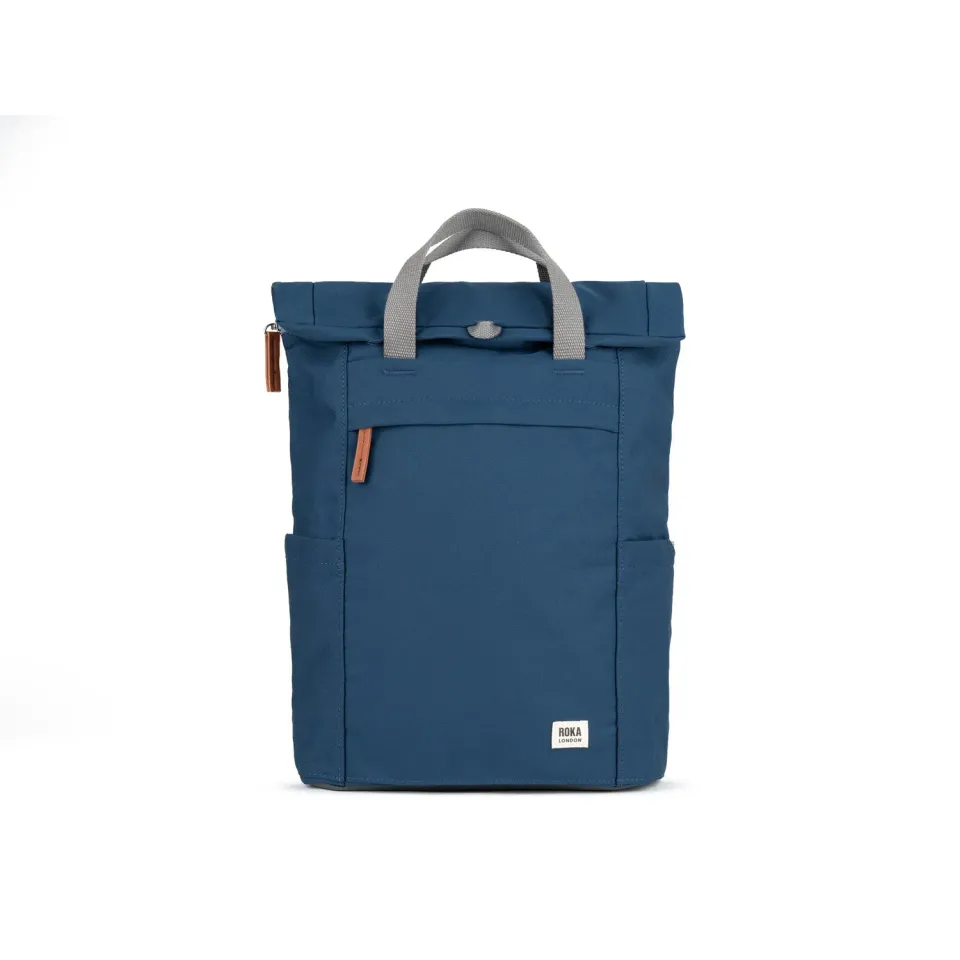 Roka London Finchley rygsæk deep blue laptoprum