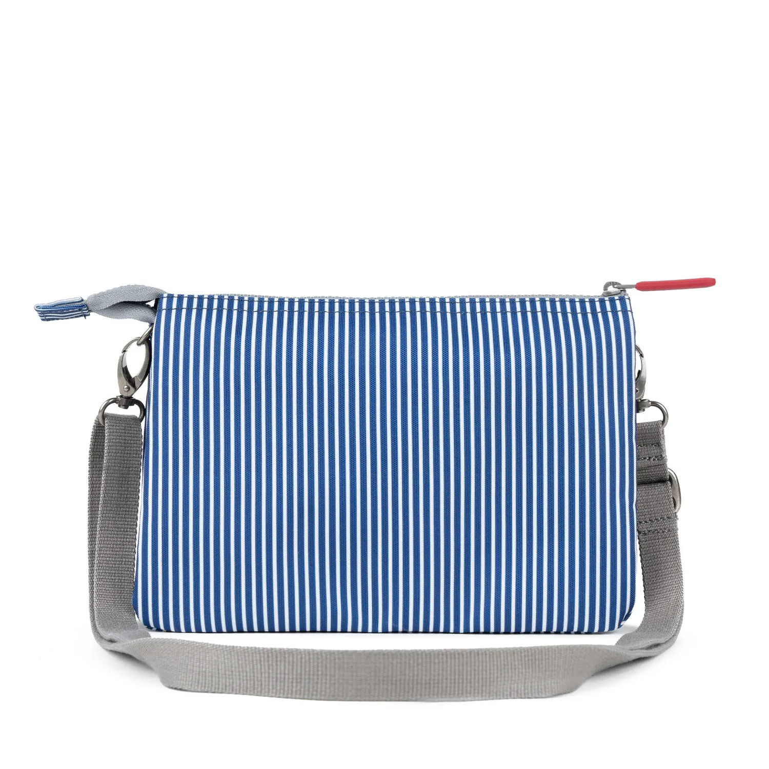 Roka London Carnaby XL crossbody taske Extra Large blå vegansk