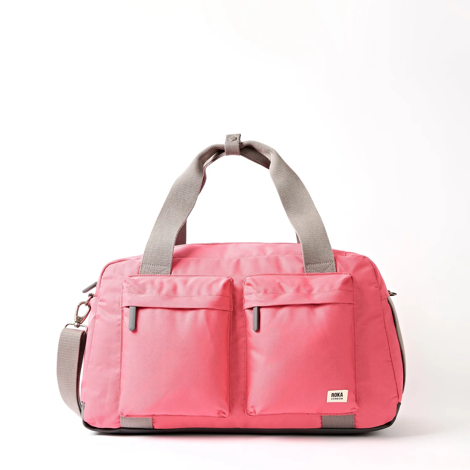Roka Gatwick duffel taske pink Small med laptoprum