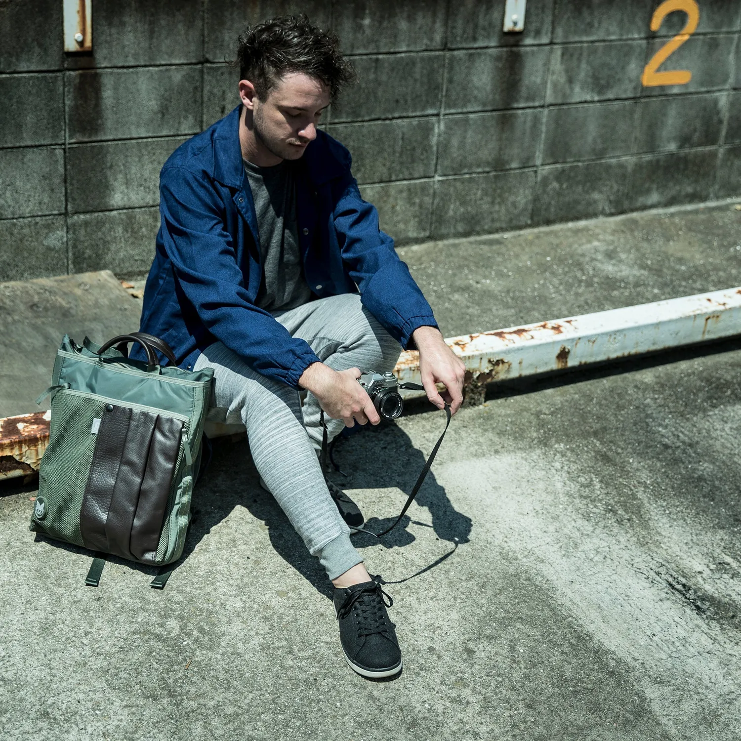 Harvest Label Custom HC-0108 rygsæk sort nylon