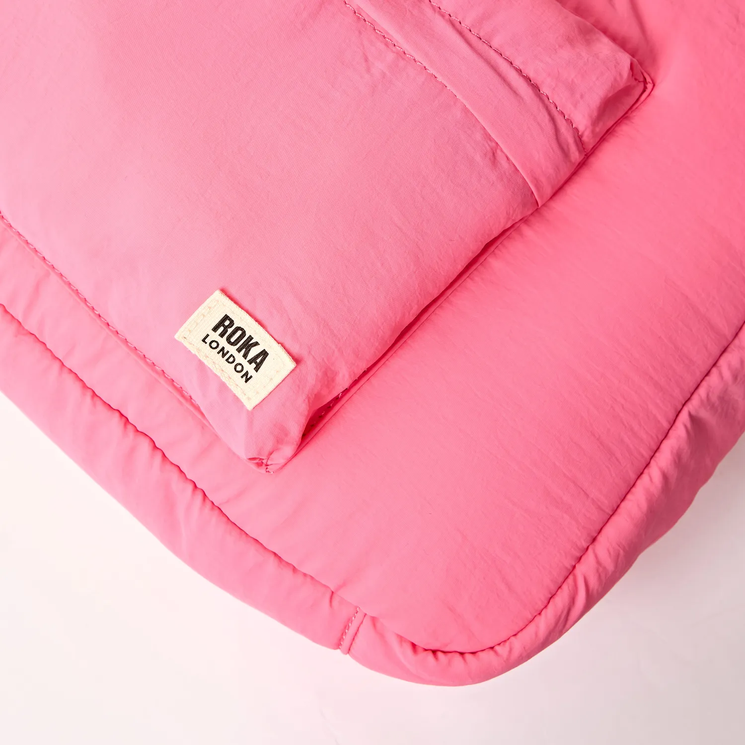Roka London Belsize Crossbody taske Pink Lemonade Medium let